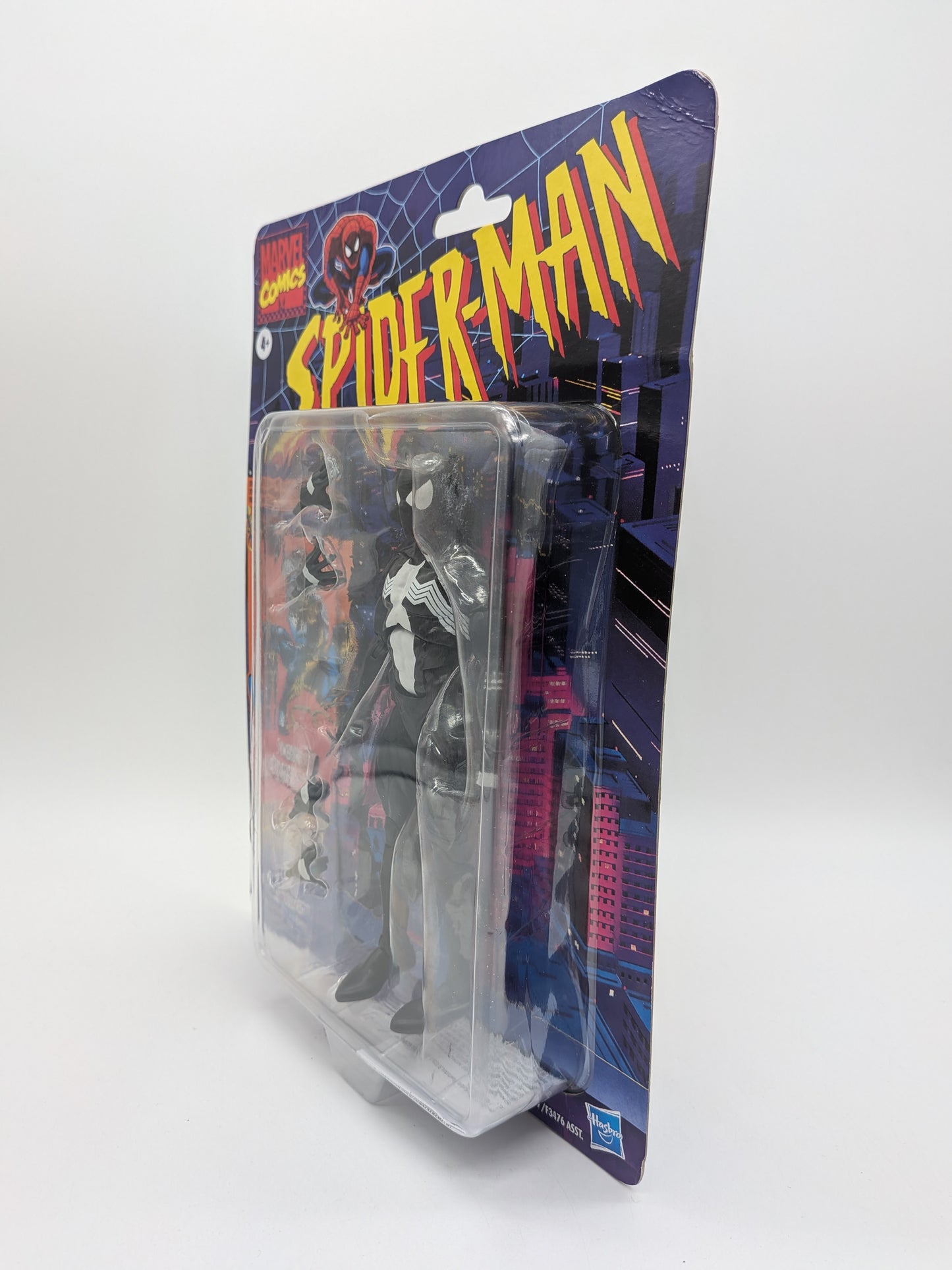 Hasbro 2022 Marvel Legends Retro Spider-Man Symbiote Spider-Man Action Figure