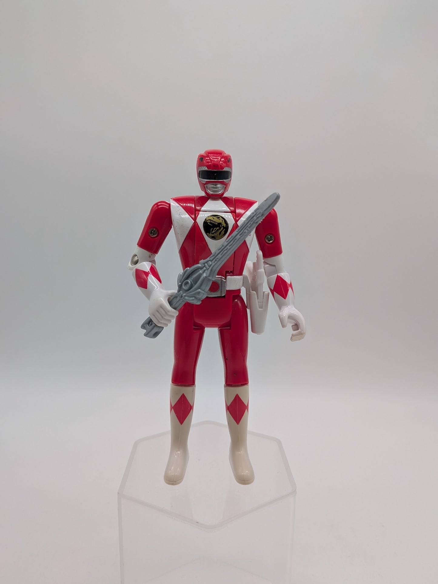 Bandai 1994 Mighty Morphin Power Rangers Auto-Morphin Series 1 Red Ranger (Jason) Action Figure