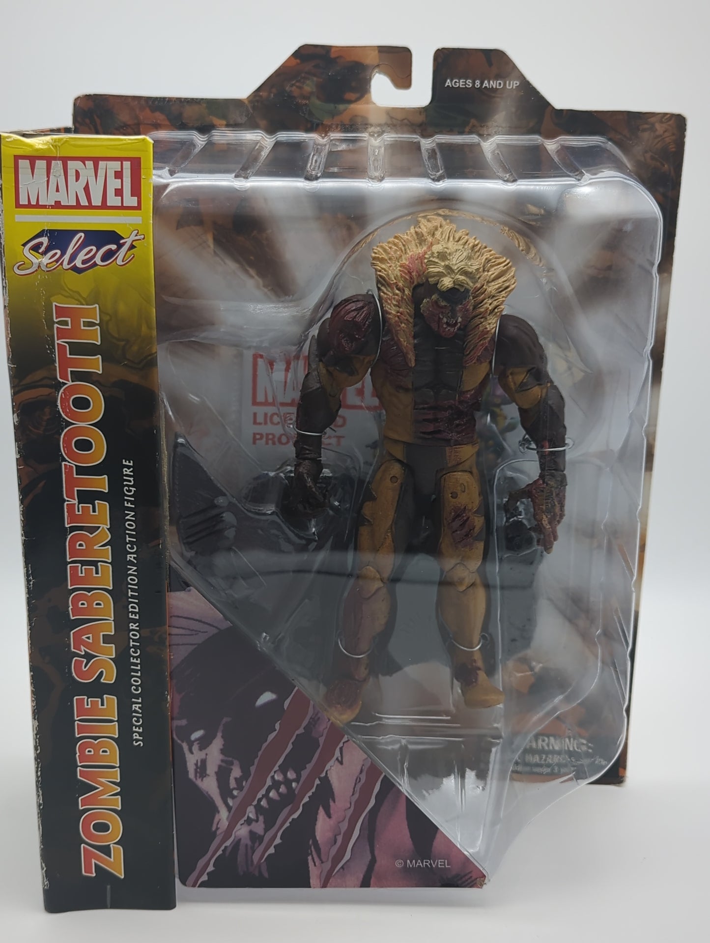 Diamond Select Toys Marvel Select Zombie Sabretooth Action Figure