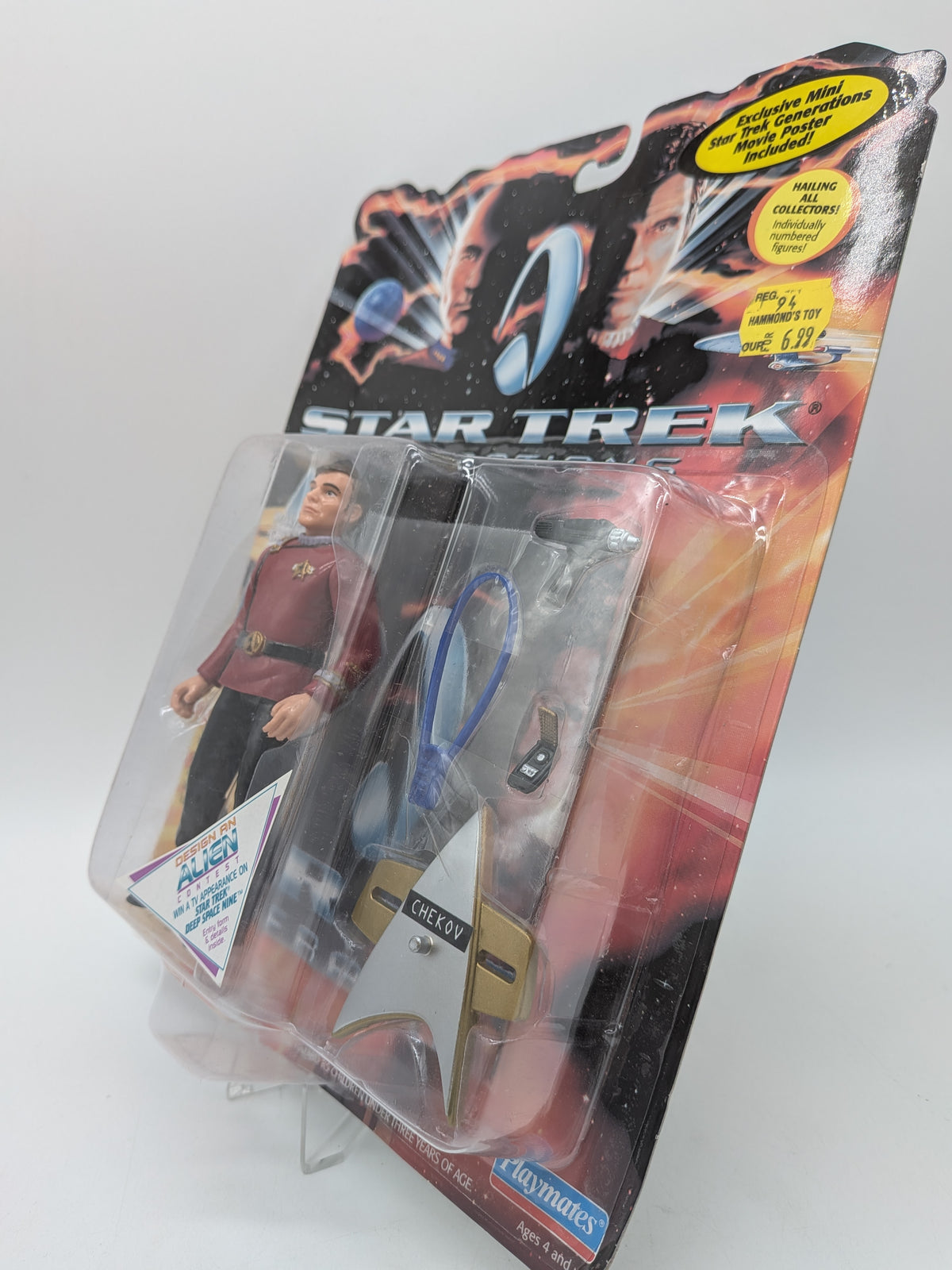 Playmates 1994 Star Trek Generations Pavel A. Chekov Action Figure, photo 2 of 4