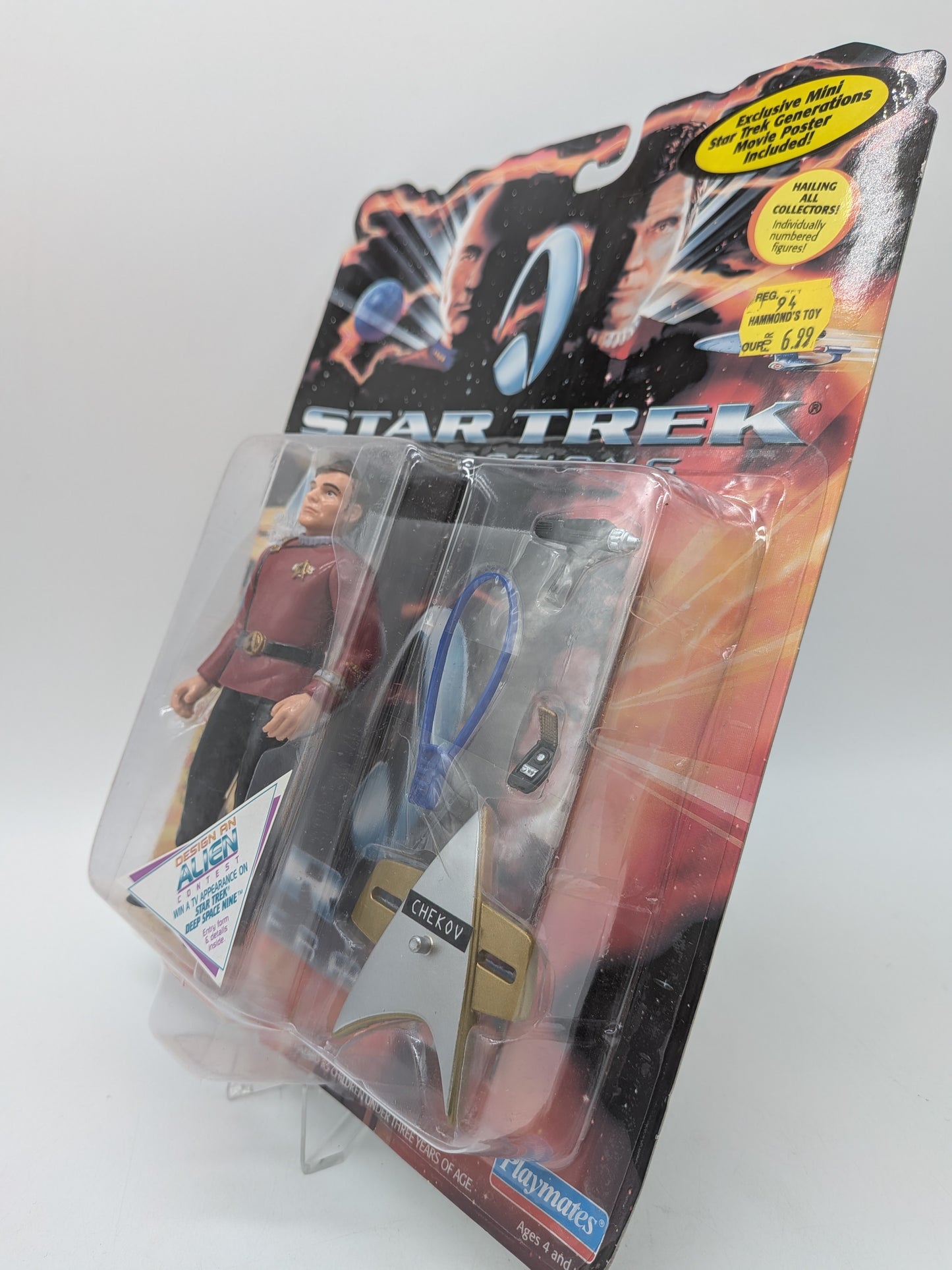 Playmates 1994 Star Trek Generations Pavel A. Chekov Action Figure