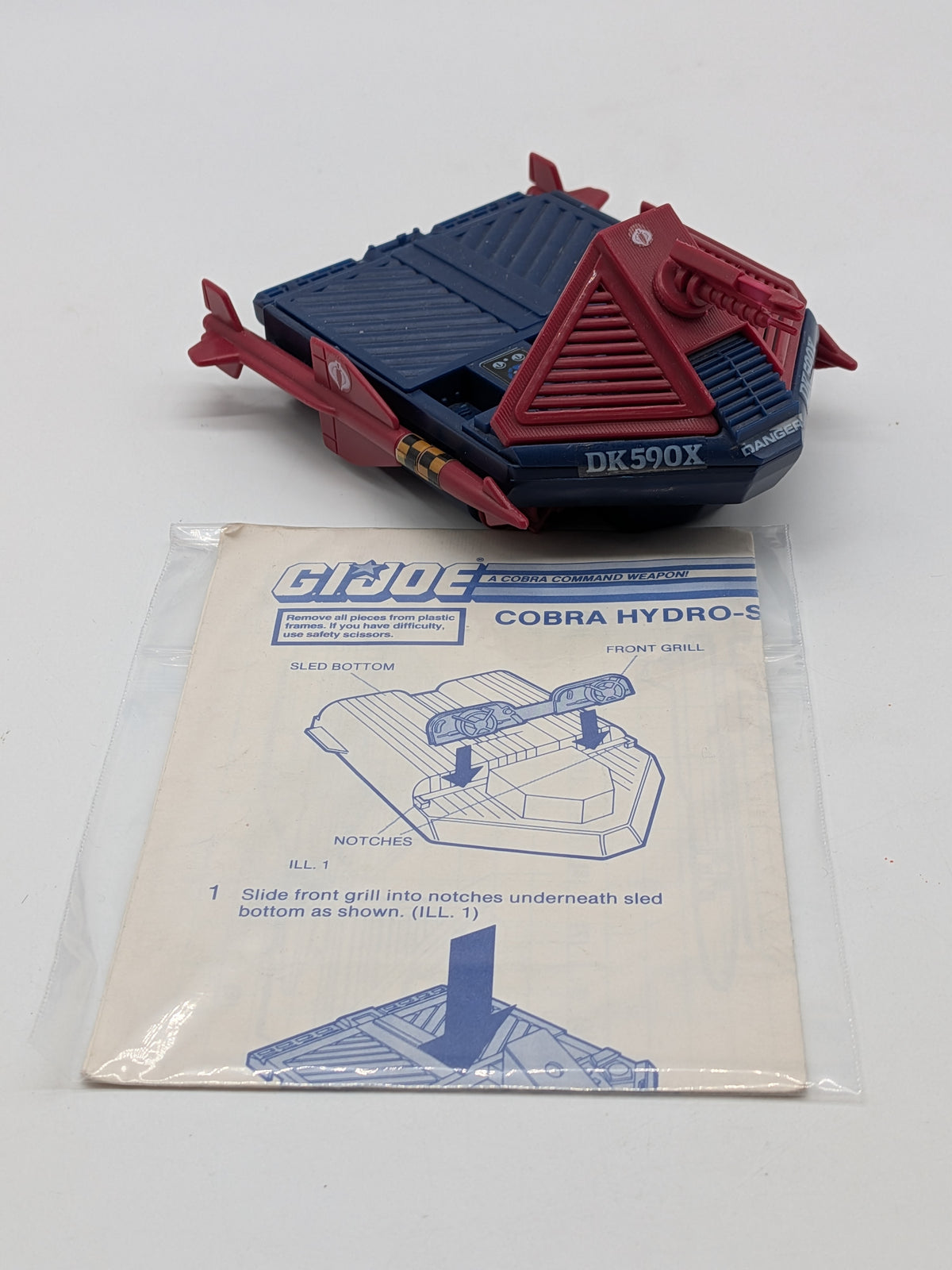 Hasbro 1986 GI Joe Cobra Hydro-Sled, photo 1 of 4