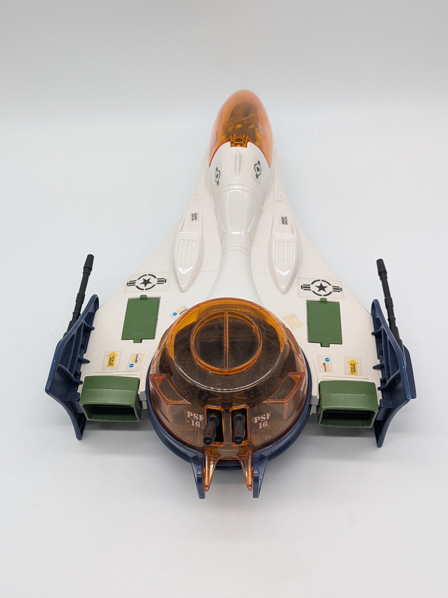 Hasbro 1987 G.I. Joe Battle Force 2000 Vector Jet w/ Maverick Pilot