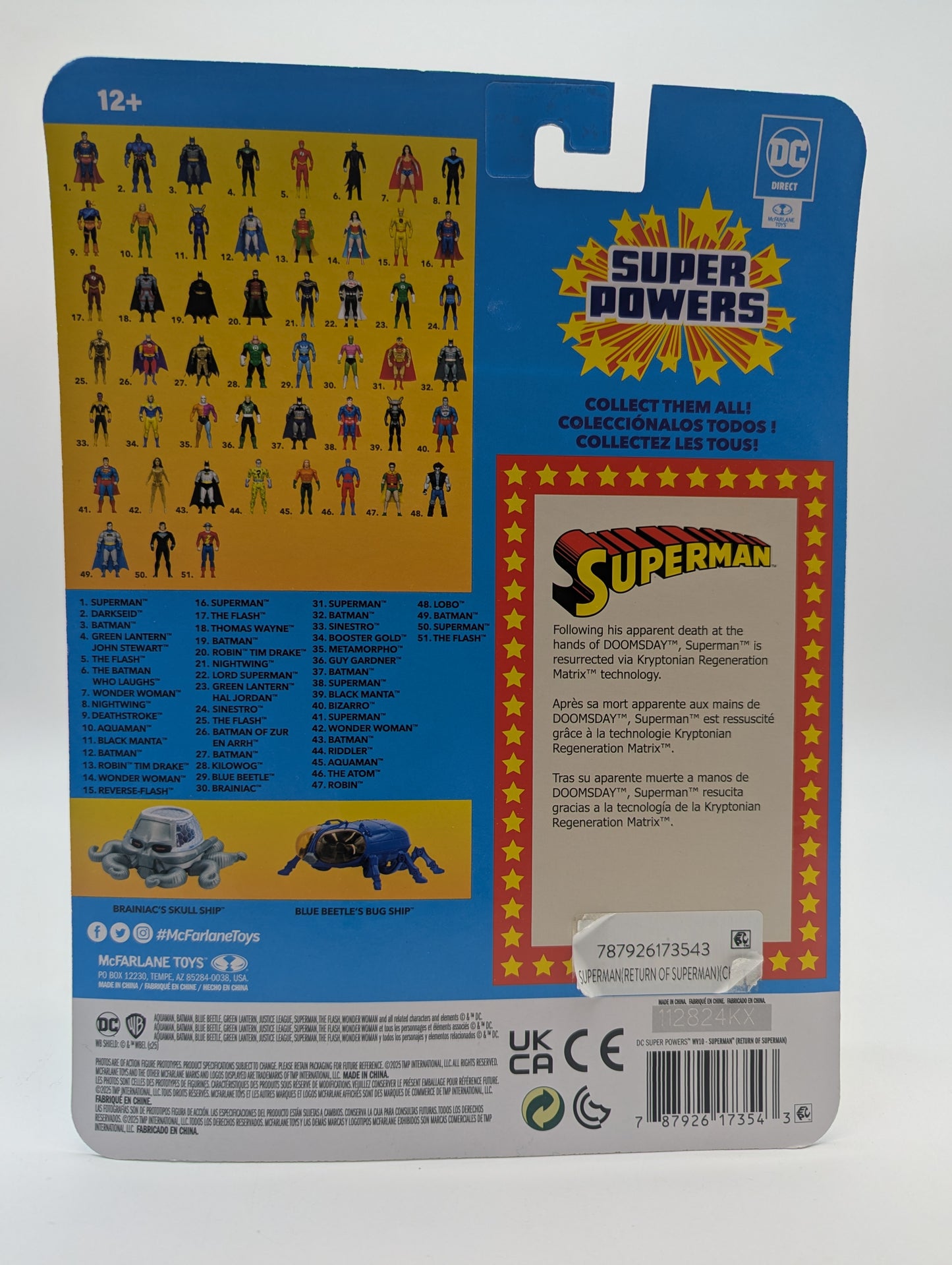 McFarlane Toys 2025 Super Powers Superman Action Figure