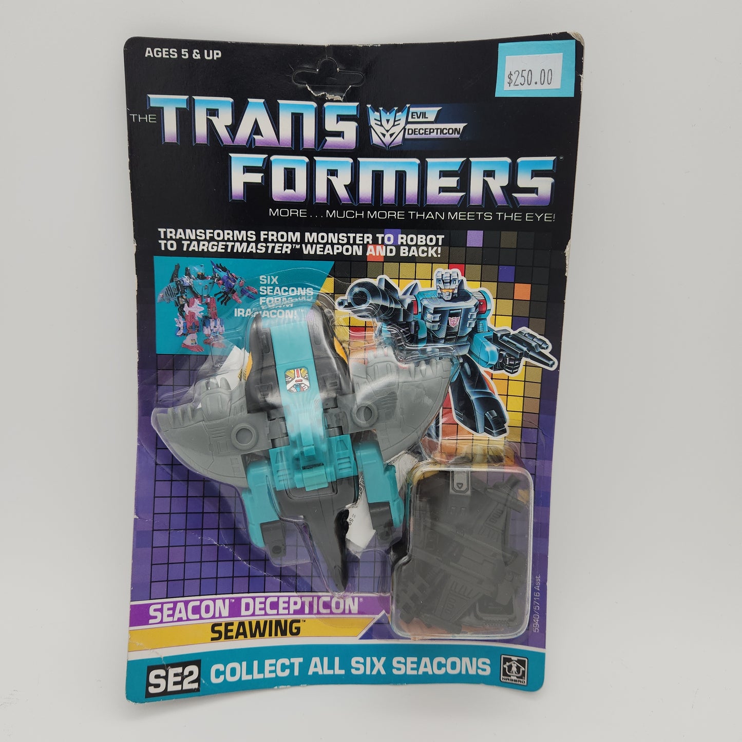 1987 Gen 1 Transformers: Seacon Decepticon- Seawing