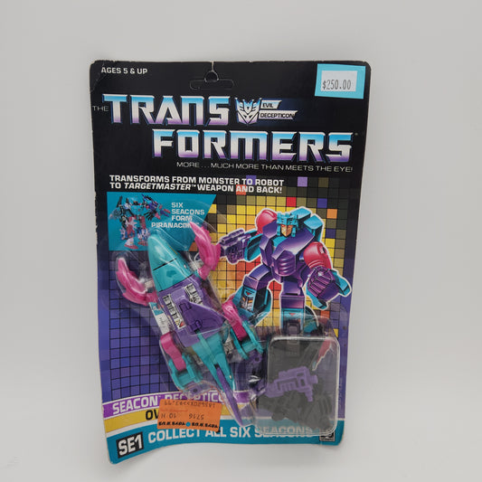1987 Gen 1 Transformers: Seacon Decepticon- Overbite