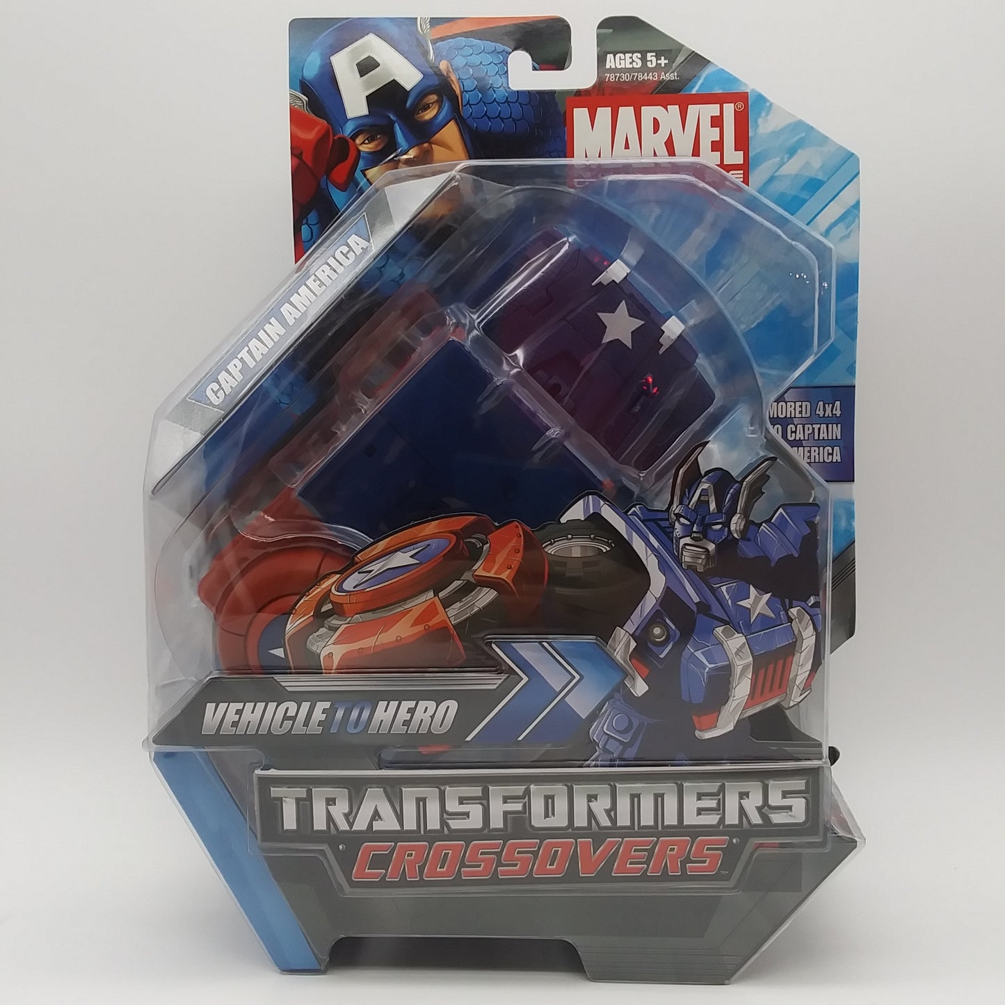 Marvel Universe Transformers Crossovers Captain America