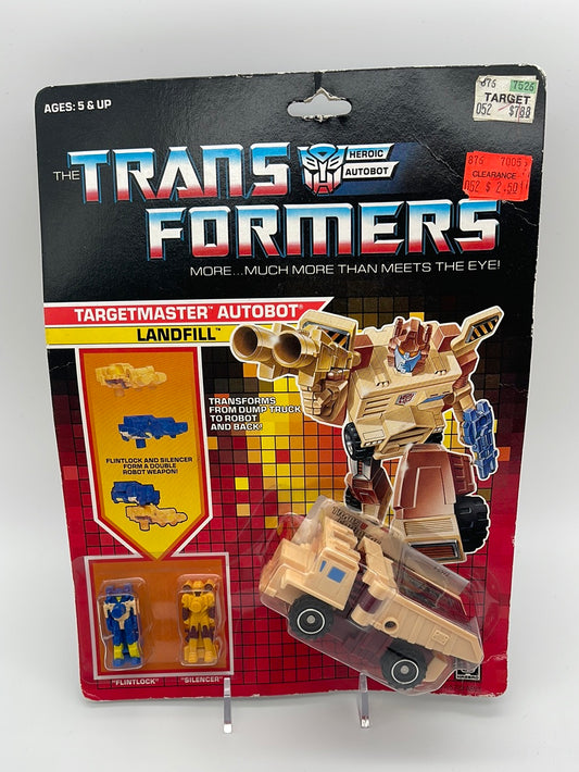 1986 G1 Transformers Sealed Targetmaster Autobot Landfill Box New GC