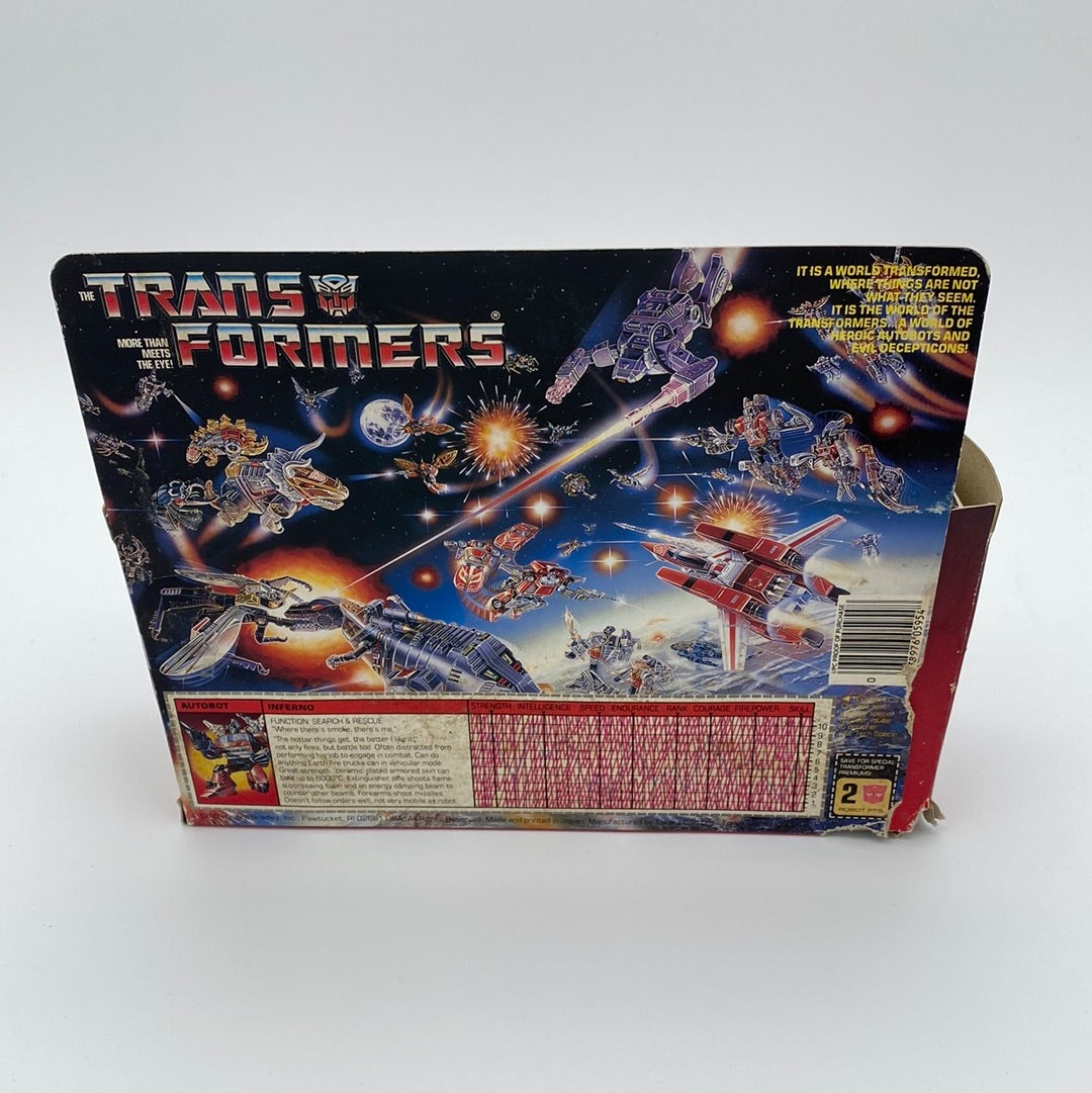 1985 Gen 1 Transformers Autobot Search & Rescue Inferno
