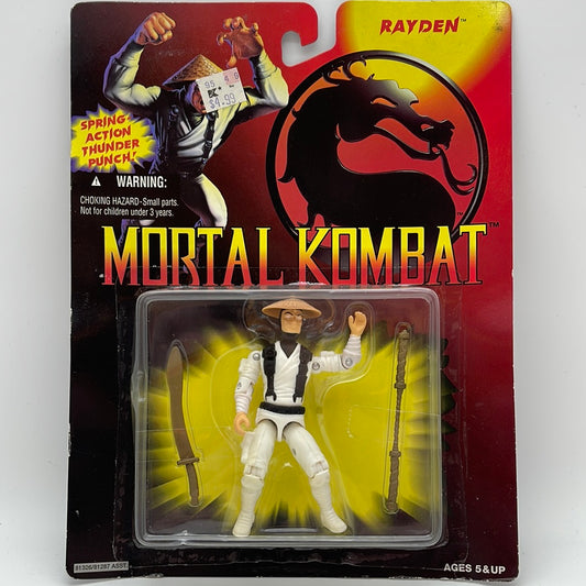 Mortal Kombat Rayden Figure, Feat. Spring Action Thunder Punch, Vintage 1994 Sealed