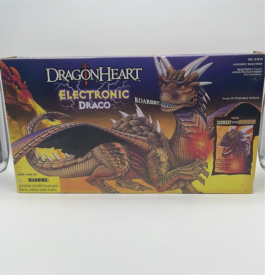1996 Kenner DRAGONHEART Electronic DRACO no. 61614 (Near mint/ open box)