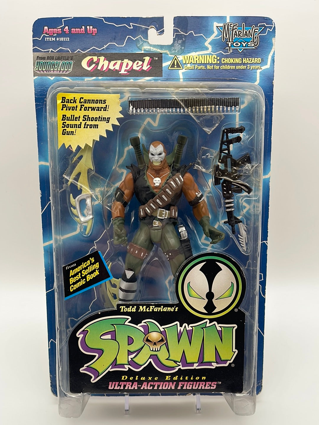 Vintage Spawn Youngblood Chapel 6" Ultra Action Figure McFarlane Toys 1995