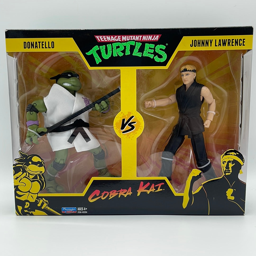Teenage Mutant Ninja Turtles vs. Cobra Kai Donatello vs. Johnny Lawrence 2 Pack