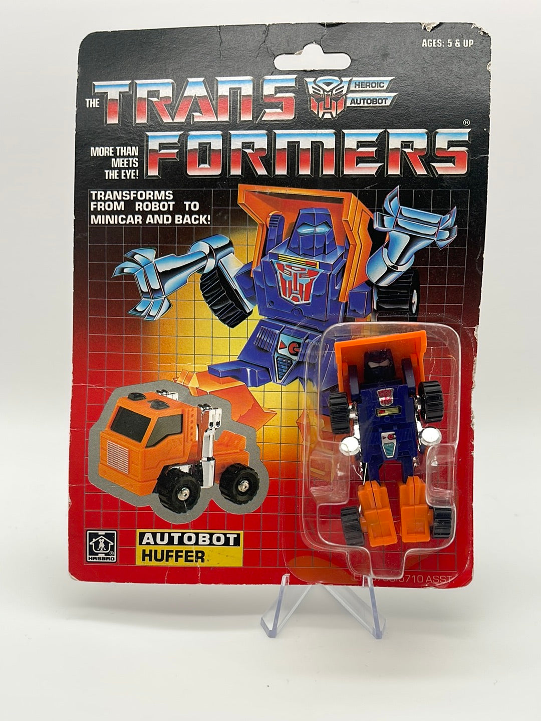 1985 Gen 1 Transformers: Autobot- Huffer