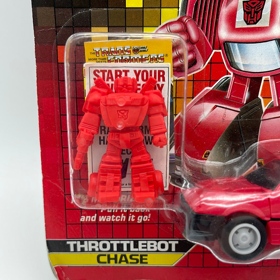 1986 Gen 1 Transformers Throttlebot Chase