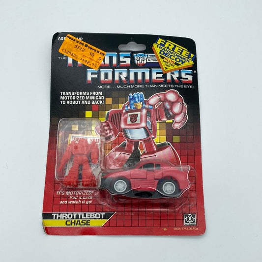 1986 Gen 1 Transformers Throttlebot Chase